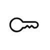Childproof lock icon