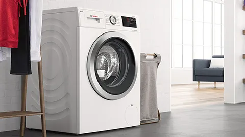 Washing machine in home
