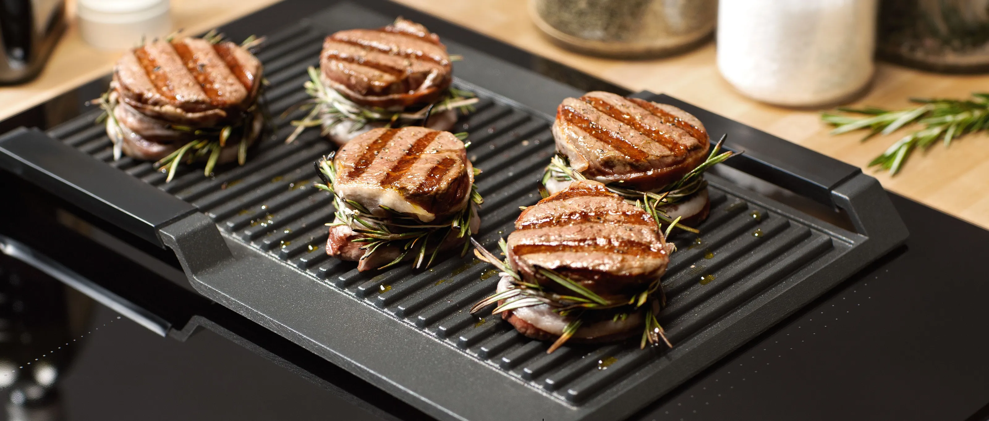 Zubereitungsmethode: Grillen auf dem Induktionskochfeld