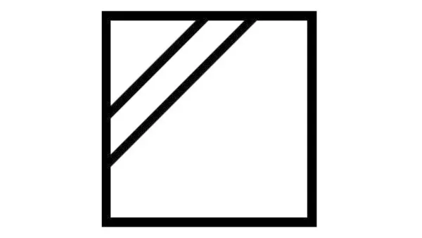 Dry in shade symbol