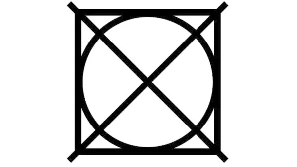 Geometric black and white abstract design with intersecting lines and a circular element.