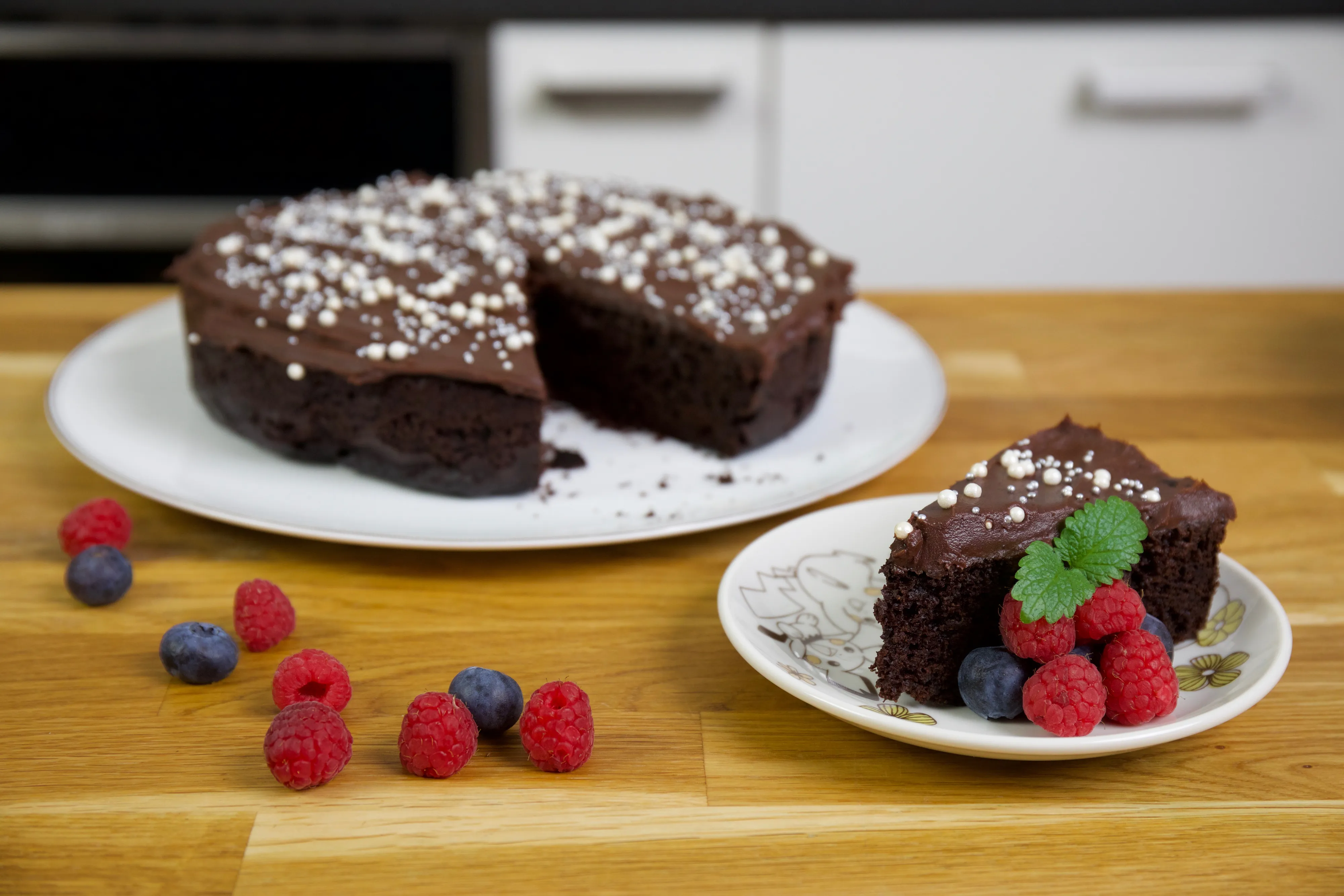Fluffig chokladkaka