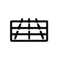 Black silhouette of a heater.
