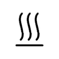 Three parallel black lines with a horizontal line below.