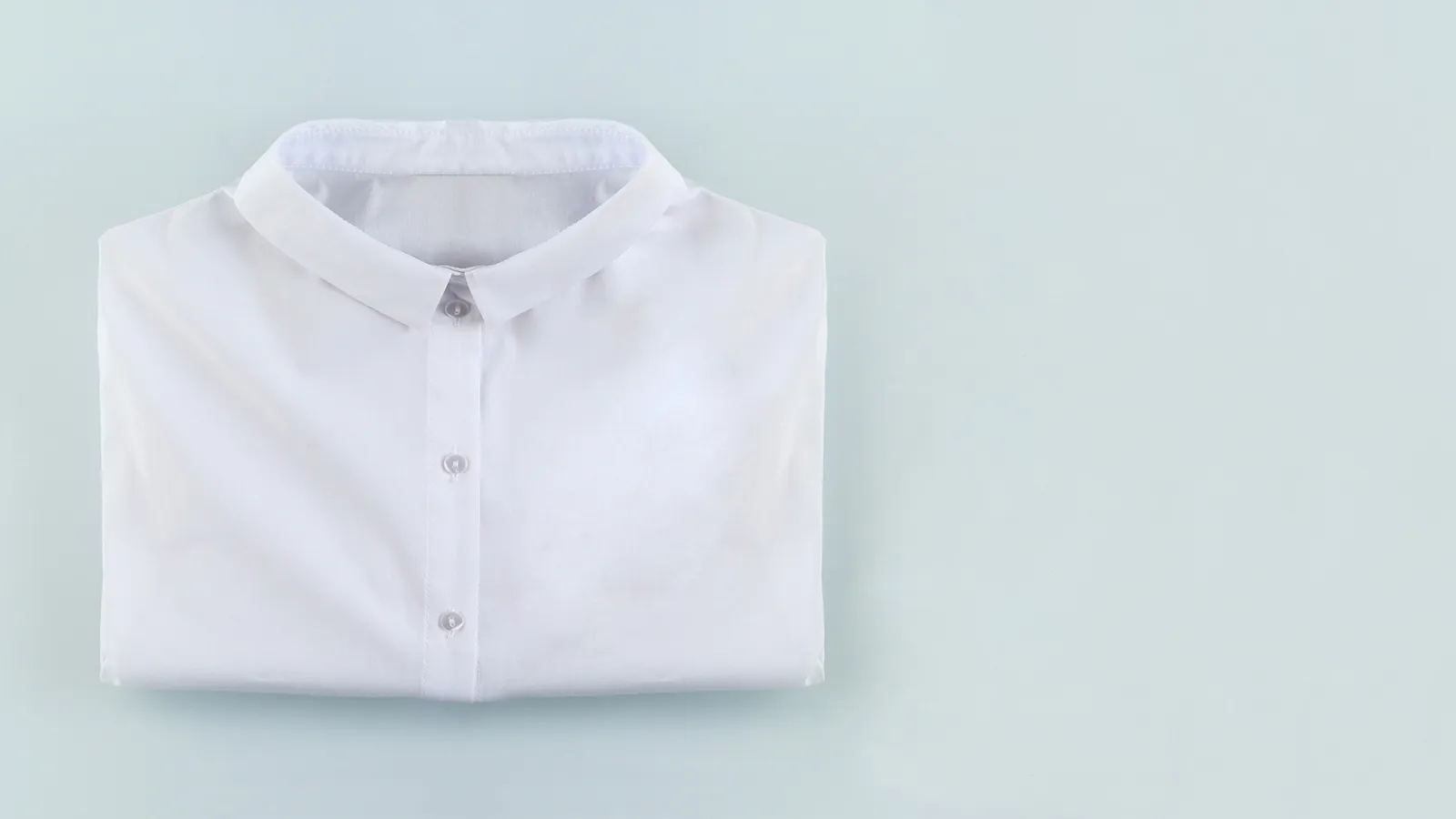 Folded white shirt