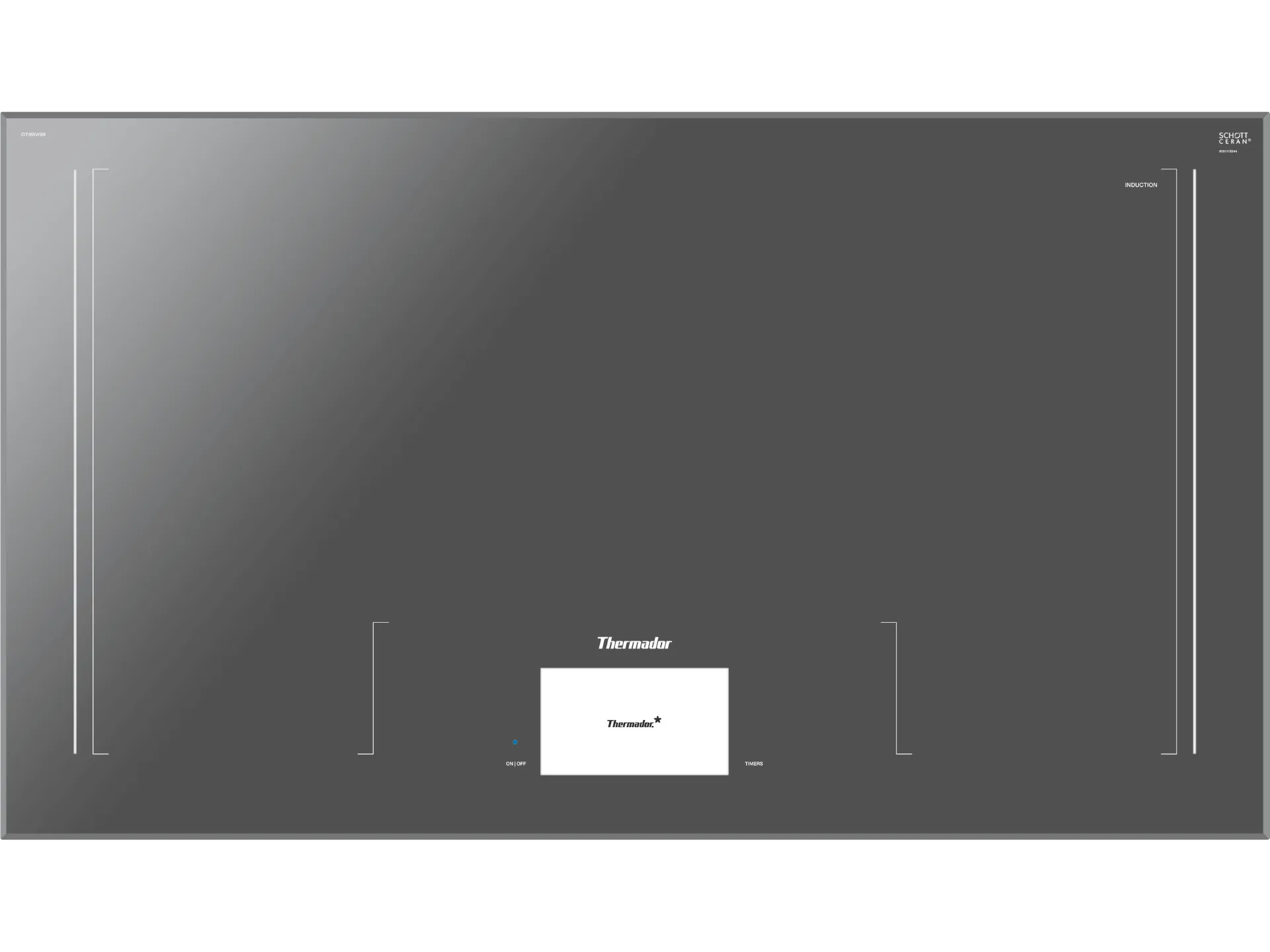 Thermador 36 Inch Framless Freedom Induction CIT36XWBB