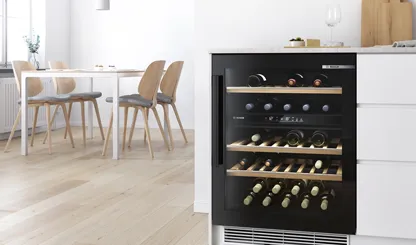 Bosch hladnjak-zamrzivač dizajniran za pohranu vina s kontrolom temperature