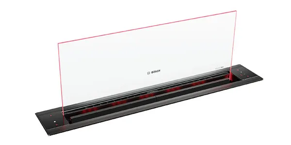 Bosch accent line steklena dvižna kuhinjska napa.
