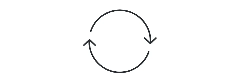 Circular arrows icon