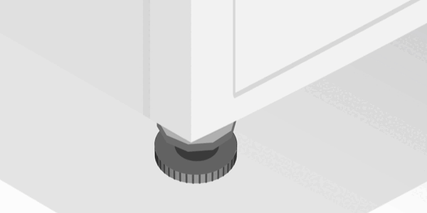 Adjust feet.