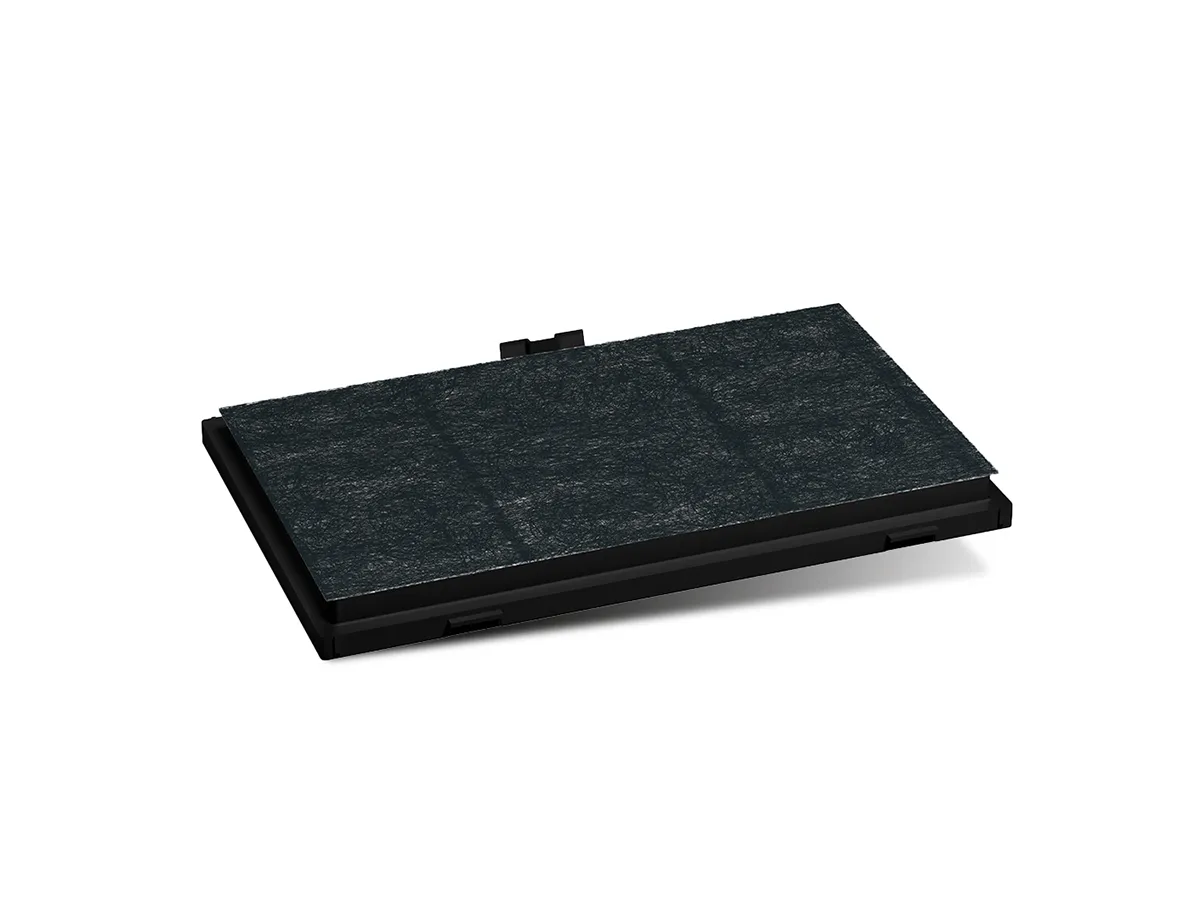 Black rectangular stone slab with a black base.