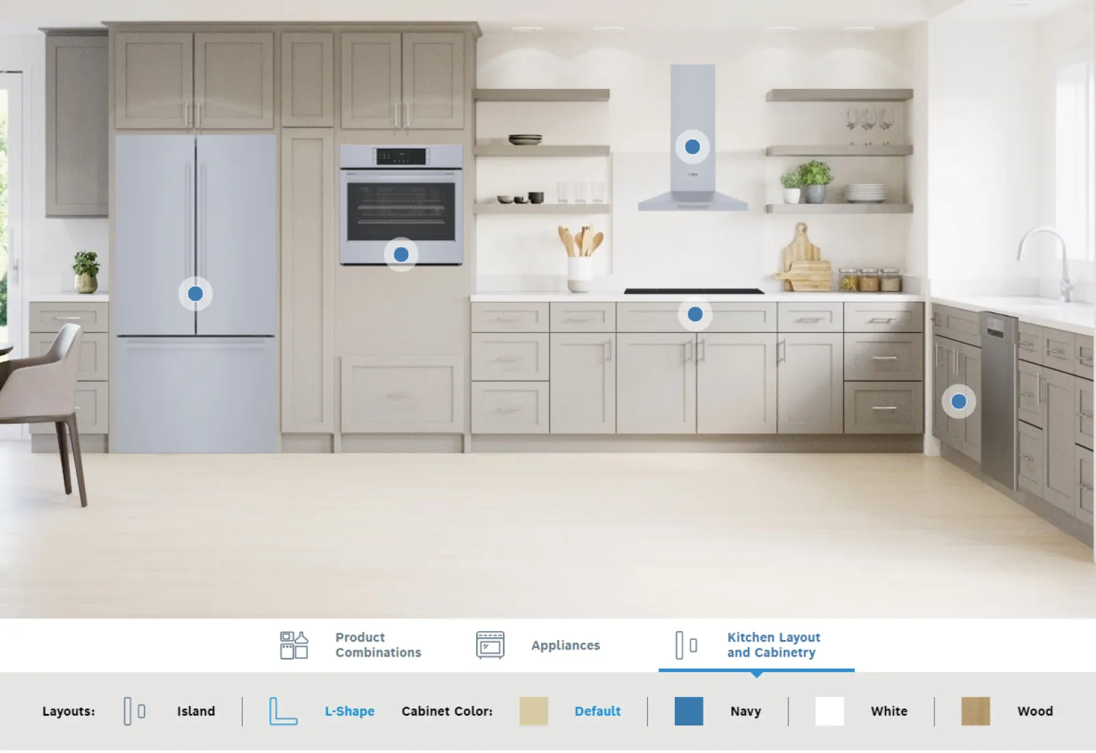 Dishwasher open and fully loaded with dishes, featuring a blue and white sticker indicating up to $270 off.