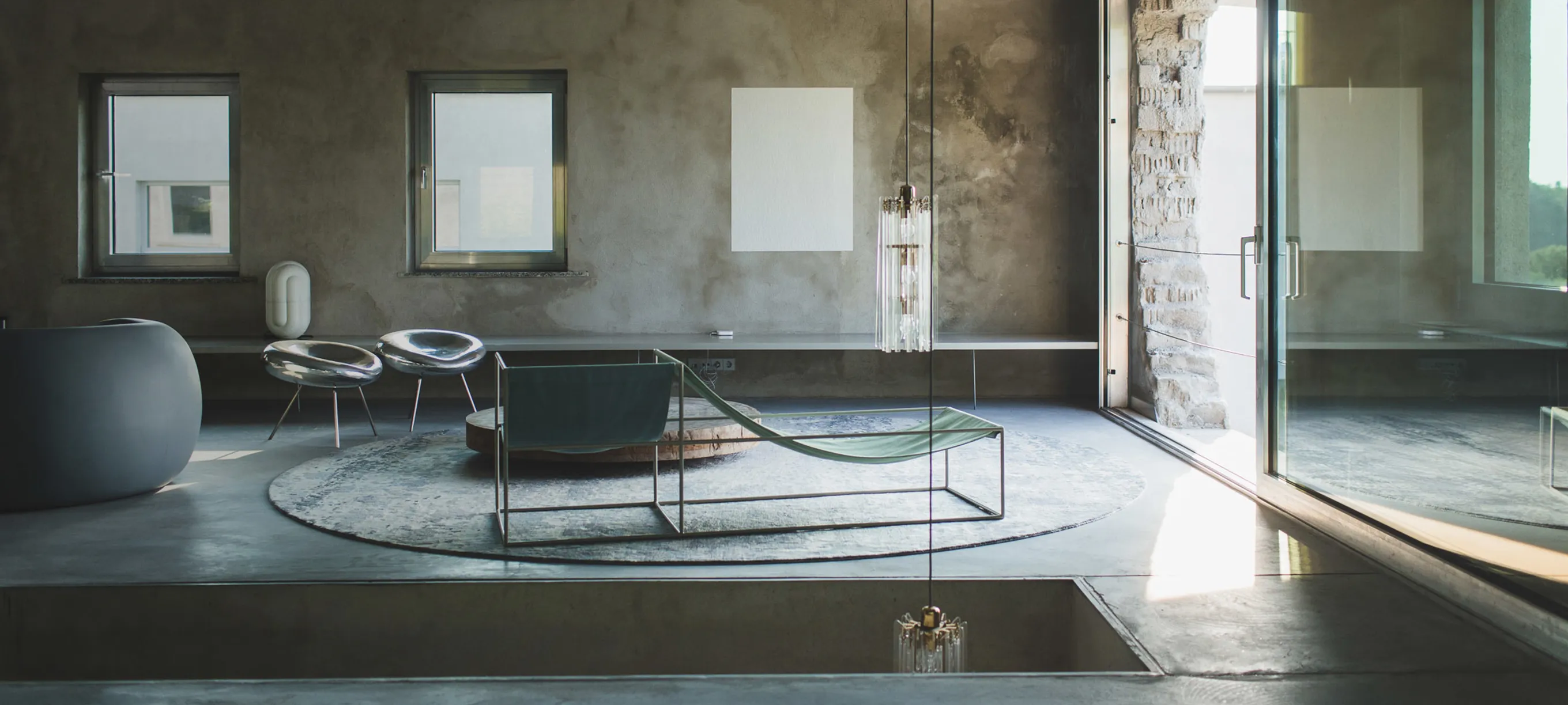 Room designed by architect Arno Brandlhuber