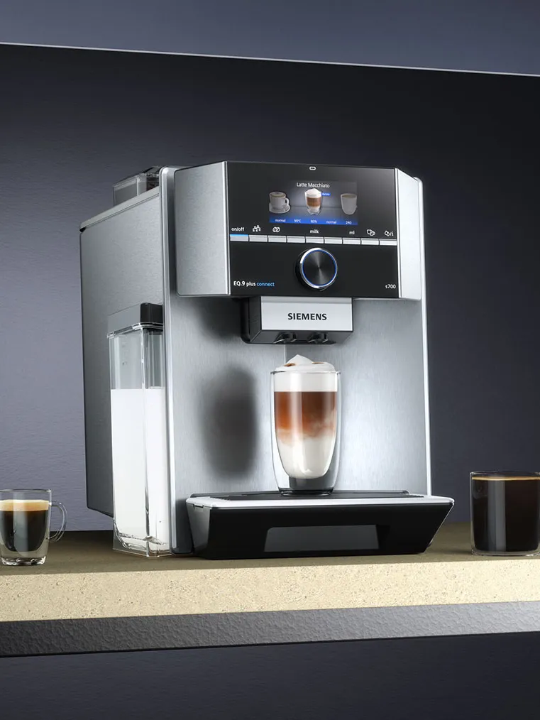 Free-standing coffee machine