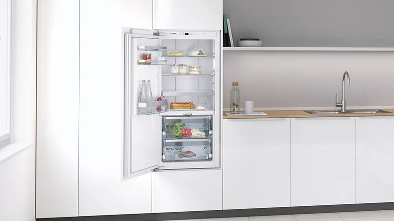 Bosch home appliances built-in fridges without freezer section