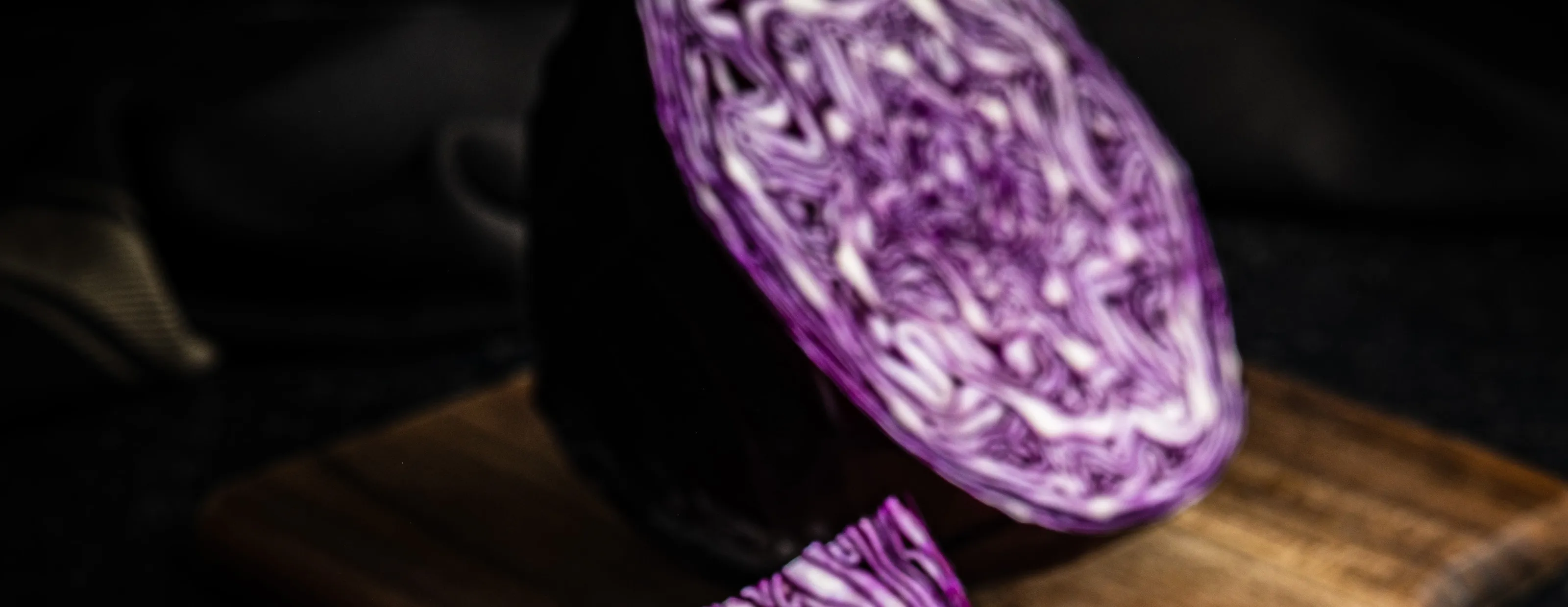Warming Red Cabbage, Leek and Kale