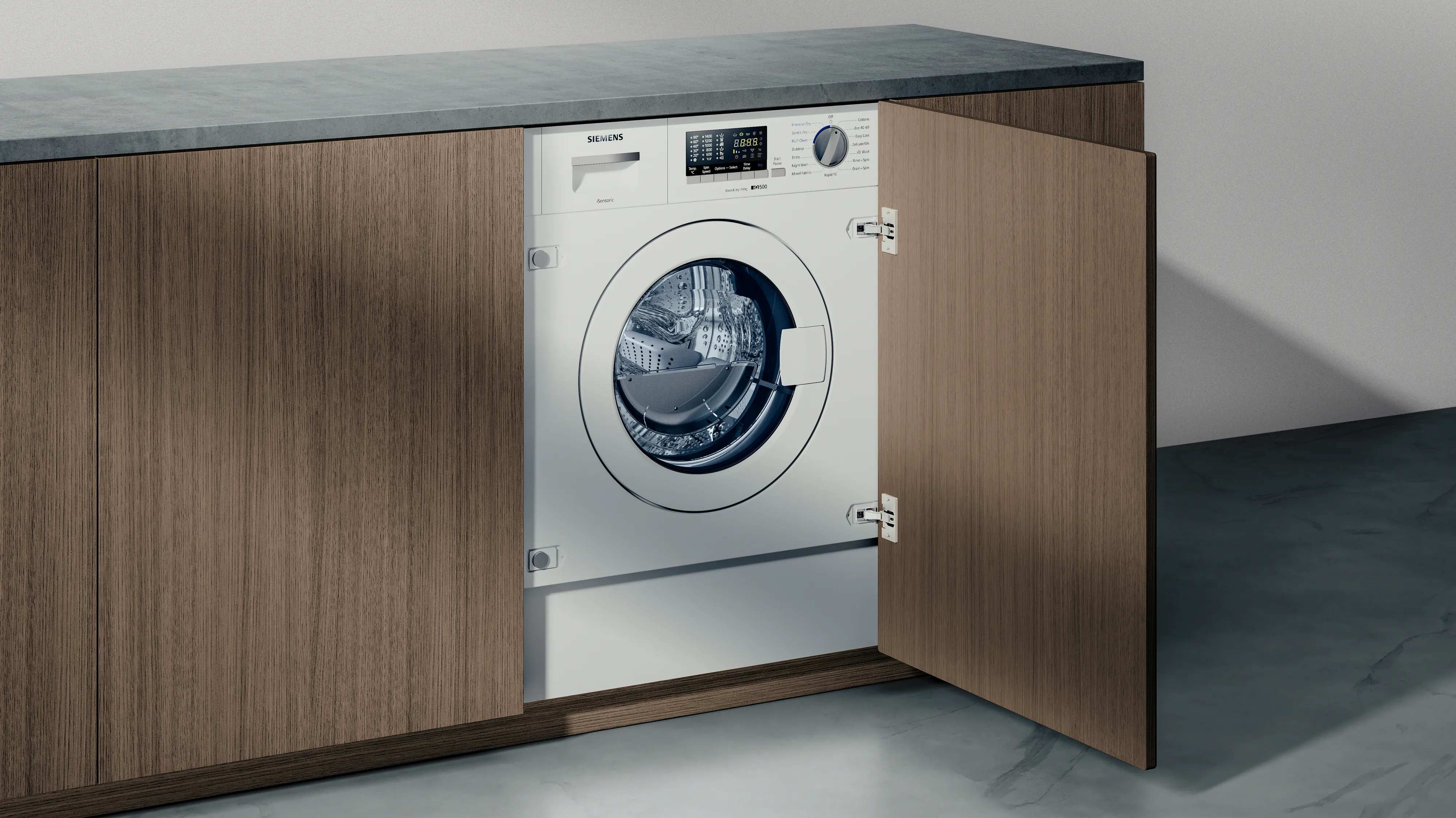 Built-in wash dryers