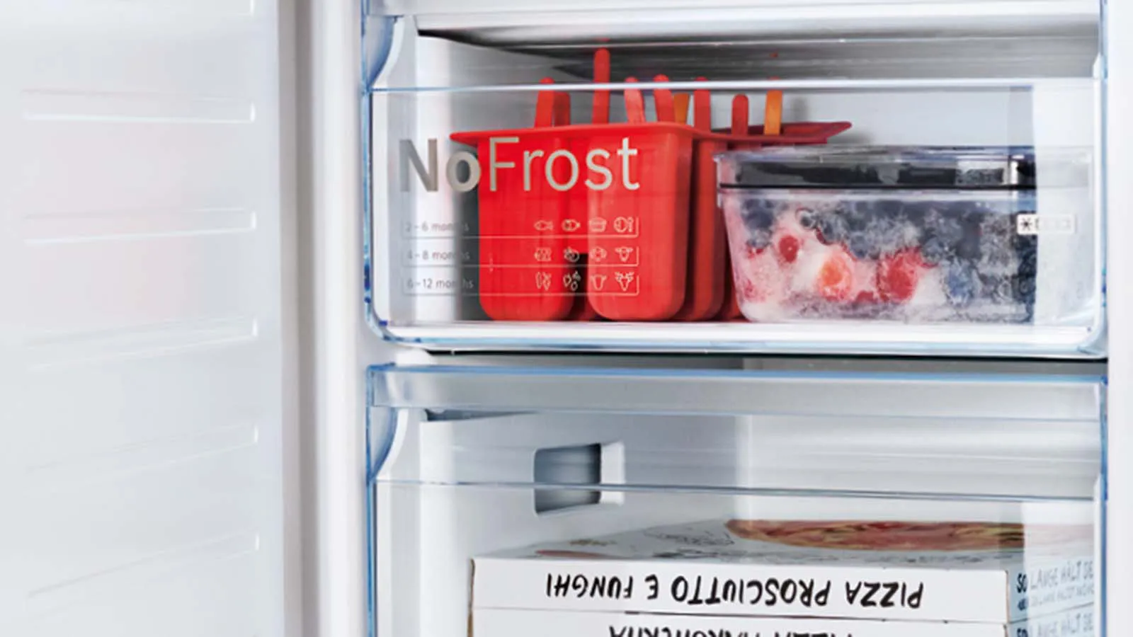 NoFrost v zamrzovalniku Bosch accent line naredi konec odmrzovanju.
