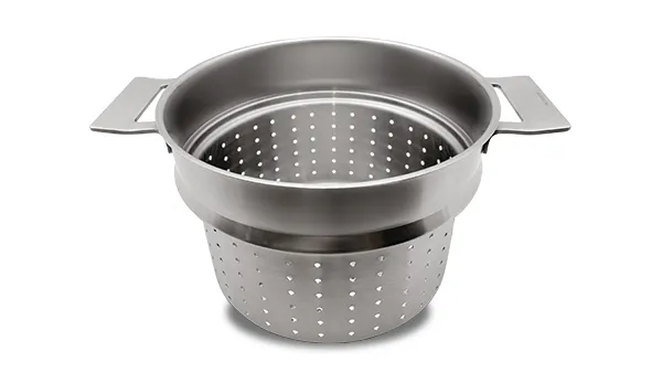Pro Induktion Nudel-Metall-Sieb 24 cm