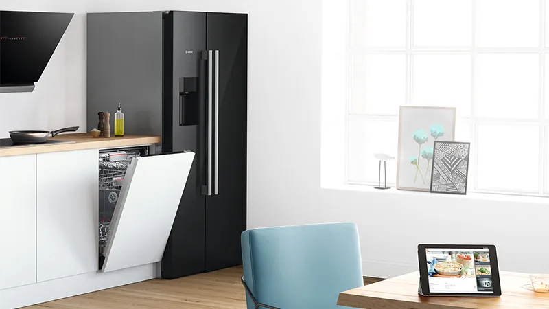 Bosch home appliances American side by side fridges freezers 