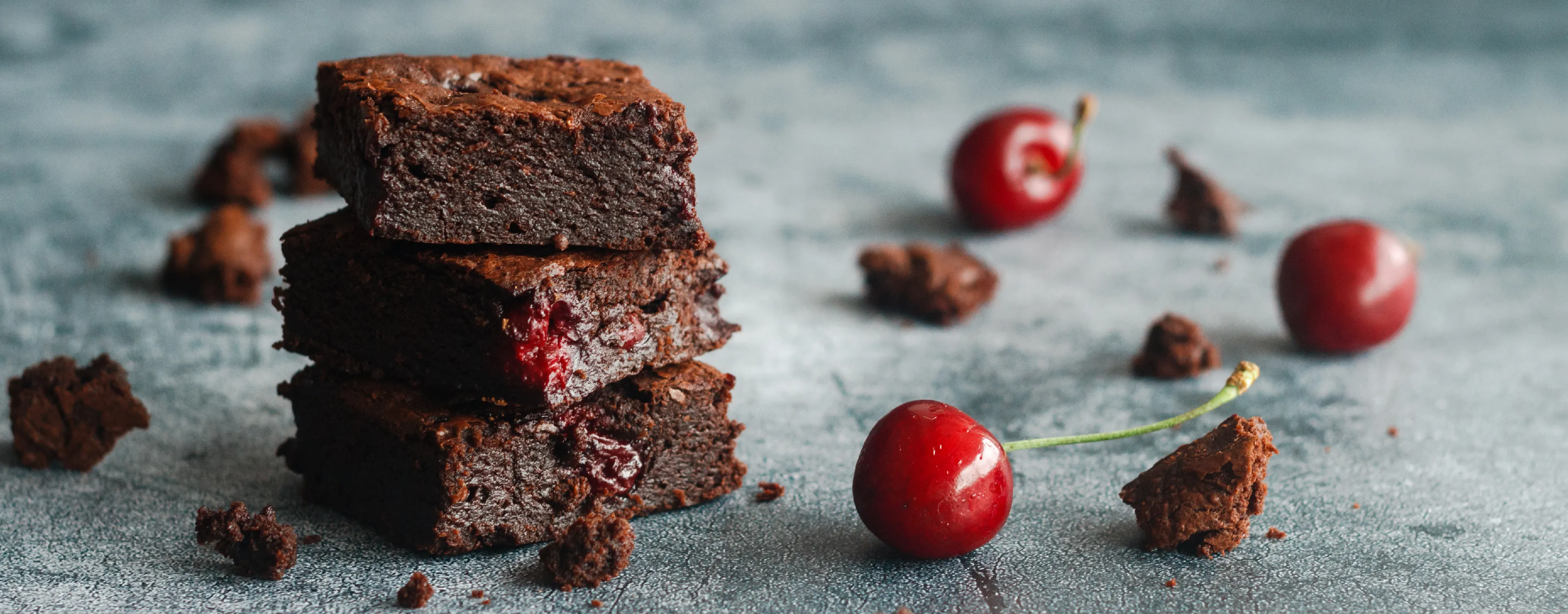 Dark Chocolate and Cherry Tray Bake