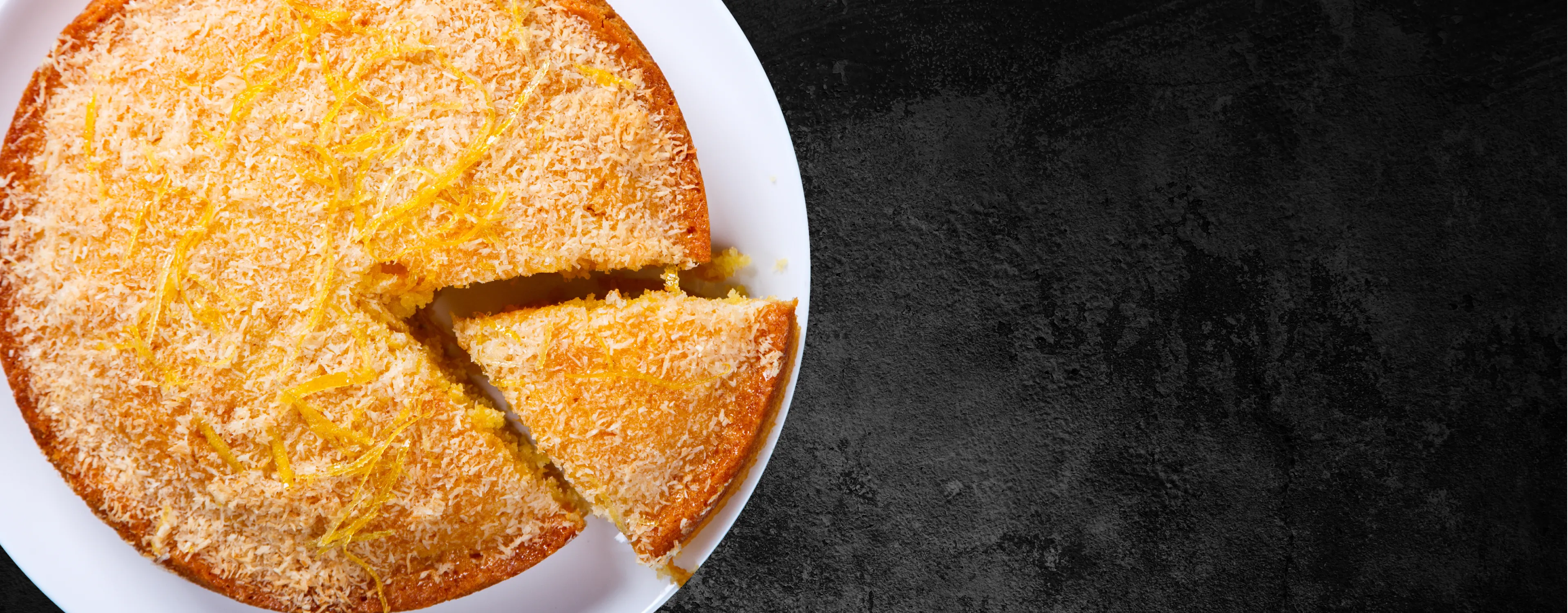 Citrus drizzle cake.