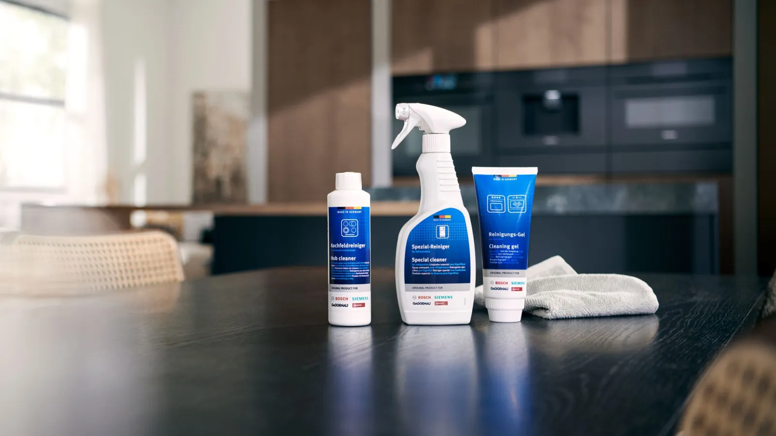 Siemens appliances clean and care products