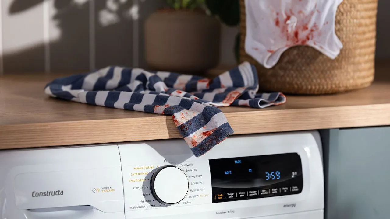 Waschmaschine mit Fleckenautomatik. Für Flecken aller Art.