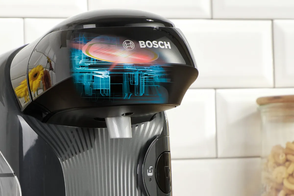 Immagine a raggi X della tecnologia Intellibrew della TASSIMO STYLE.