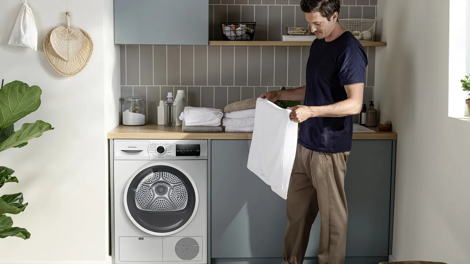 Constructa Trockner mit leichter Reinigung.