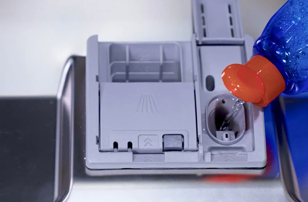 How to load dishwasher rinse aid