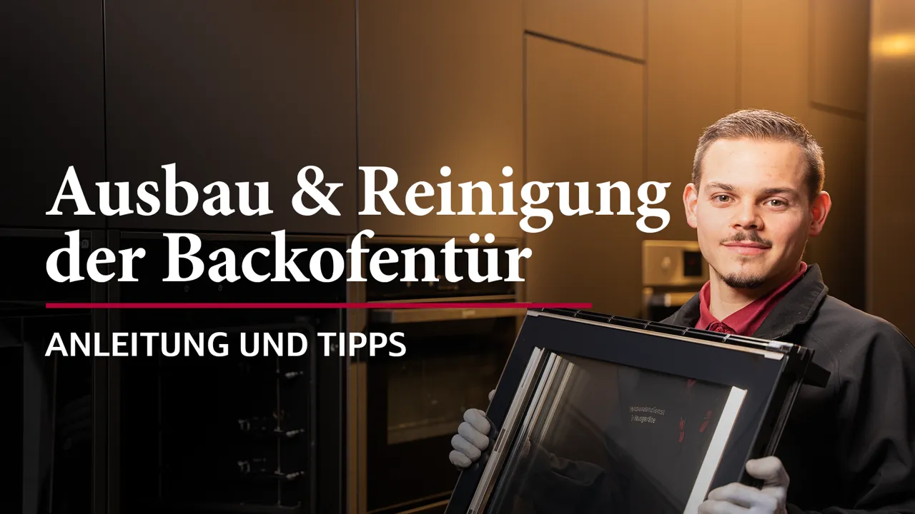Slide & Hide® Tür ausbauen und reinigen
