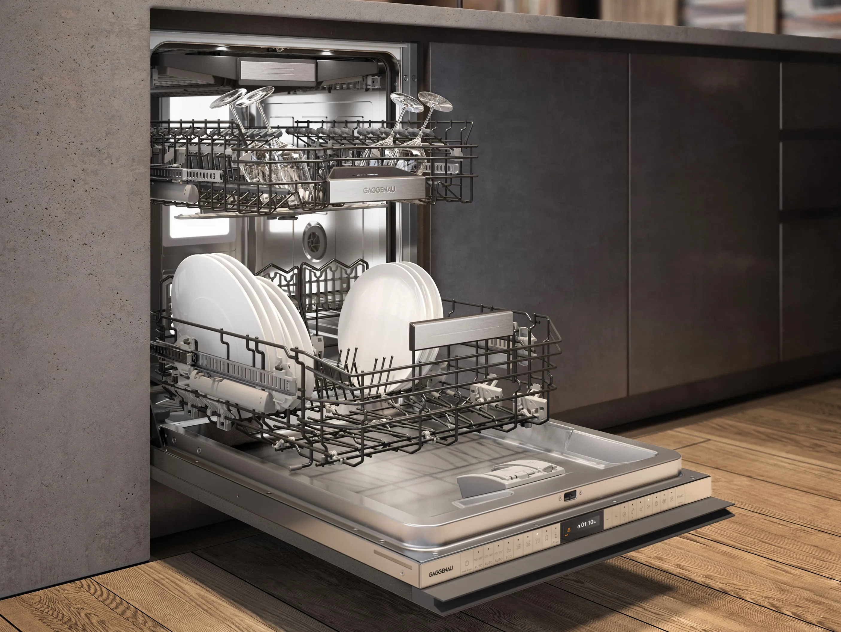 400 series dishwasher rack system and smooth running rails