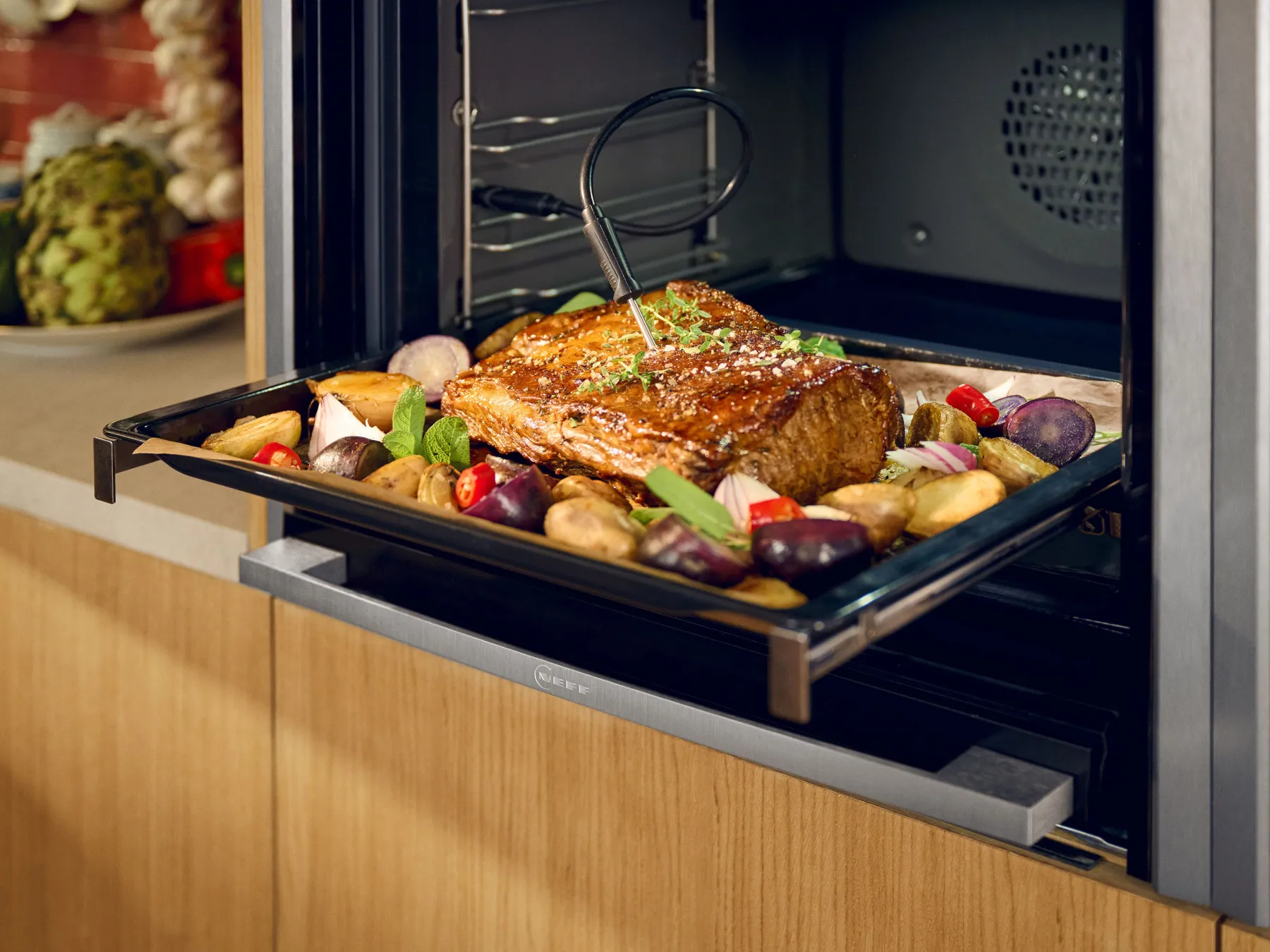 Bratenthermometer für den Backofen