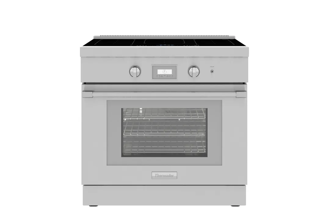 Thermador 36 inch gas dual fuel induction range