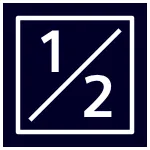 Siemens Dishwasher Half Load pictogram