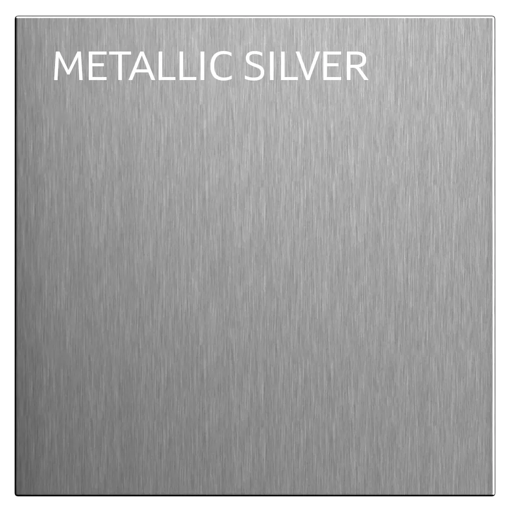 Metallic Silver