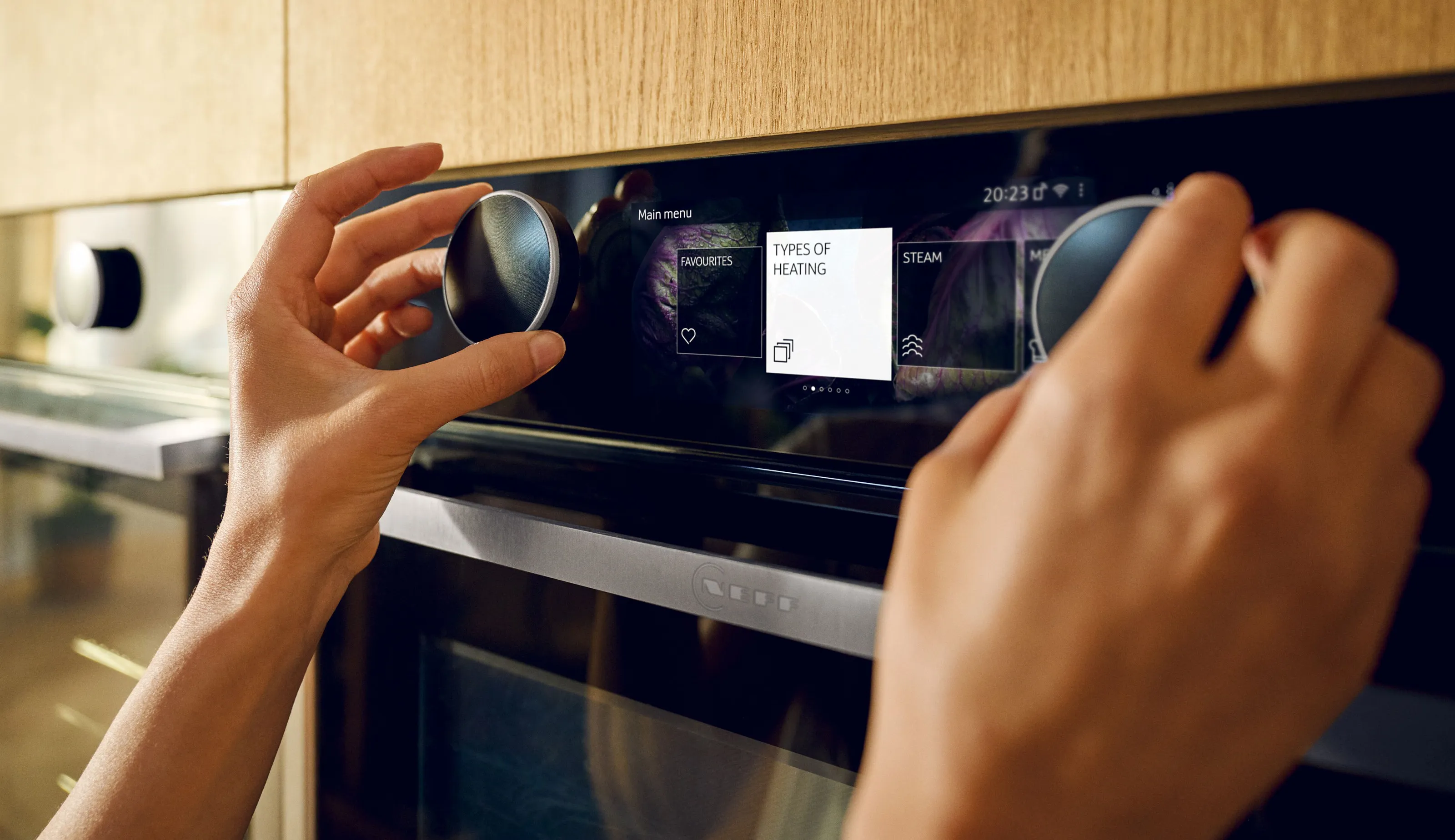 NEFF Geräte-Displays mit Flex Control