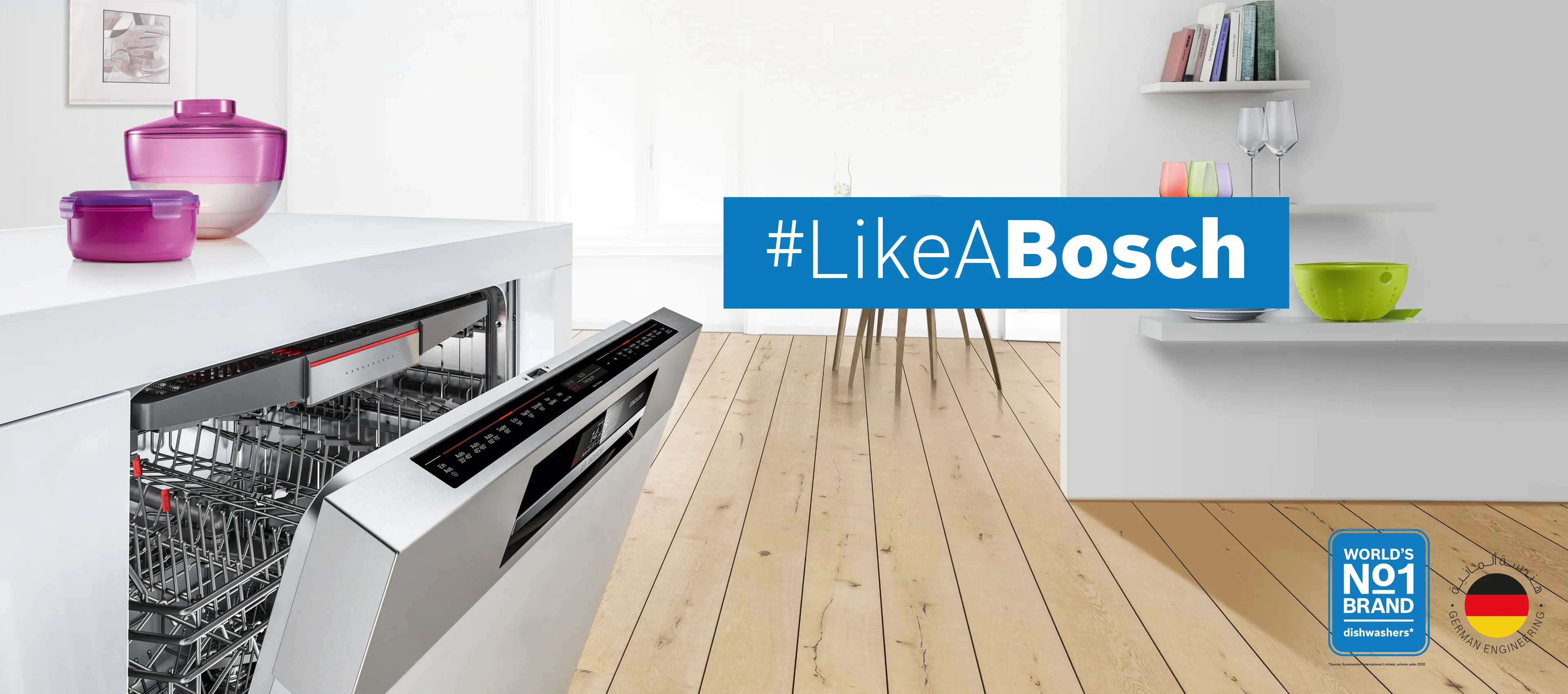 Dishwashing experience with Bosch