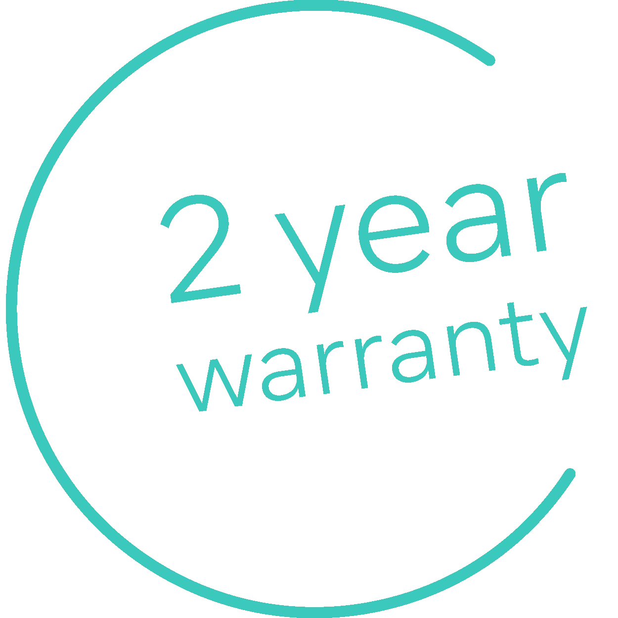 Siemens 2 year warranty badge
