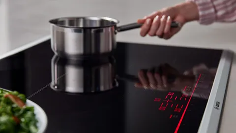 Bosch cooktop with different cooking zones