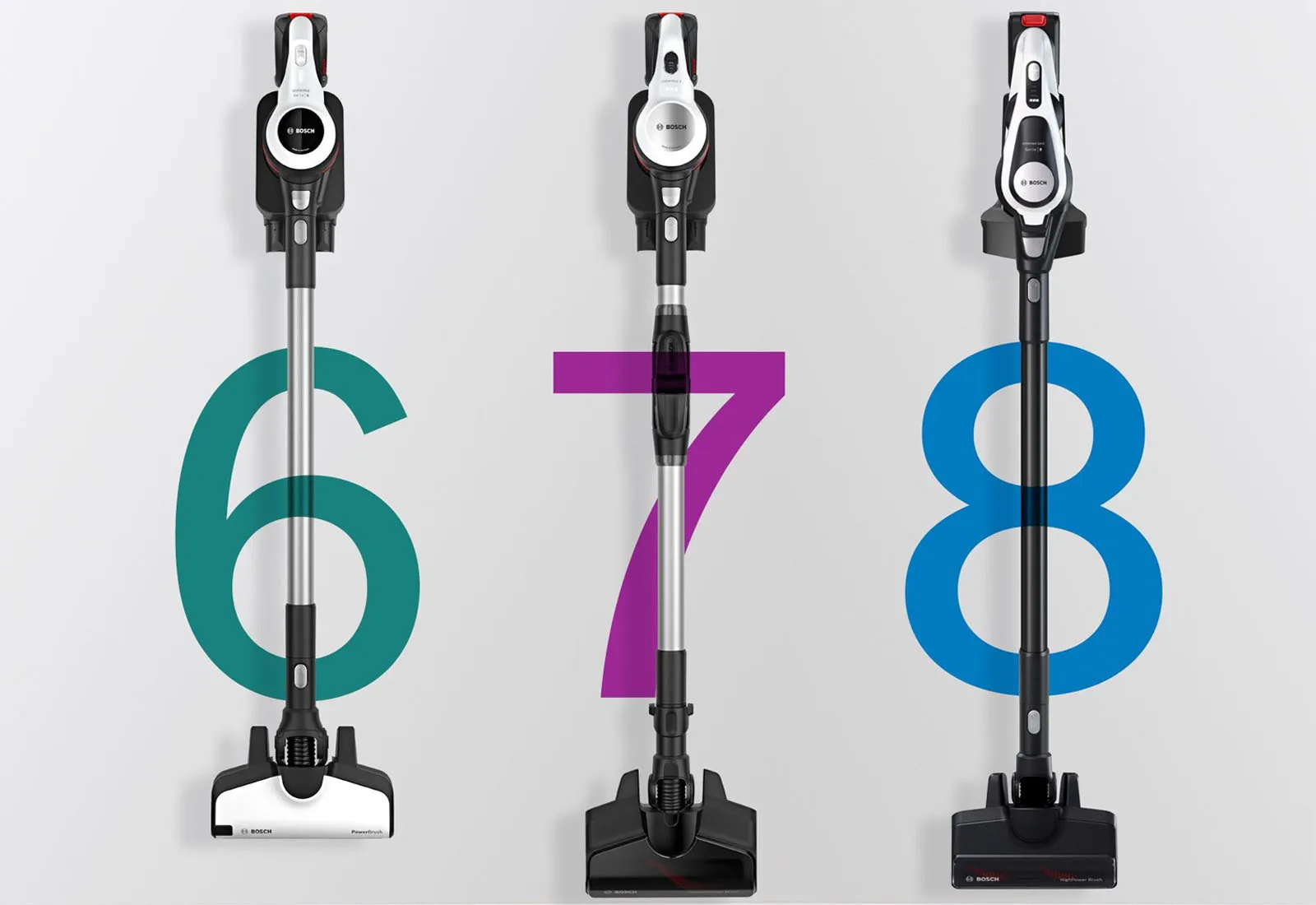 Bosch unlimited vacuum cleaner range