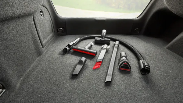 Car vacuum accessories in car