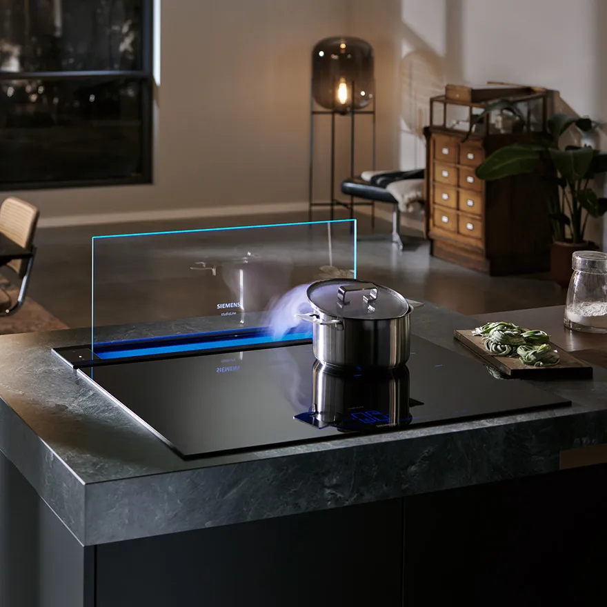 Siemens studioLine Design Backofen in blackSteel