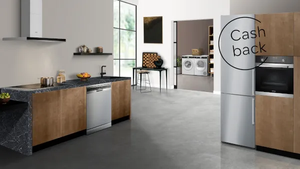 Cashback kampagne på Siemens-hvidevarer.