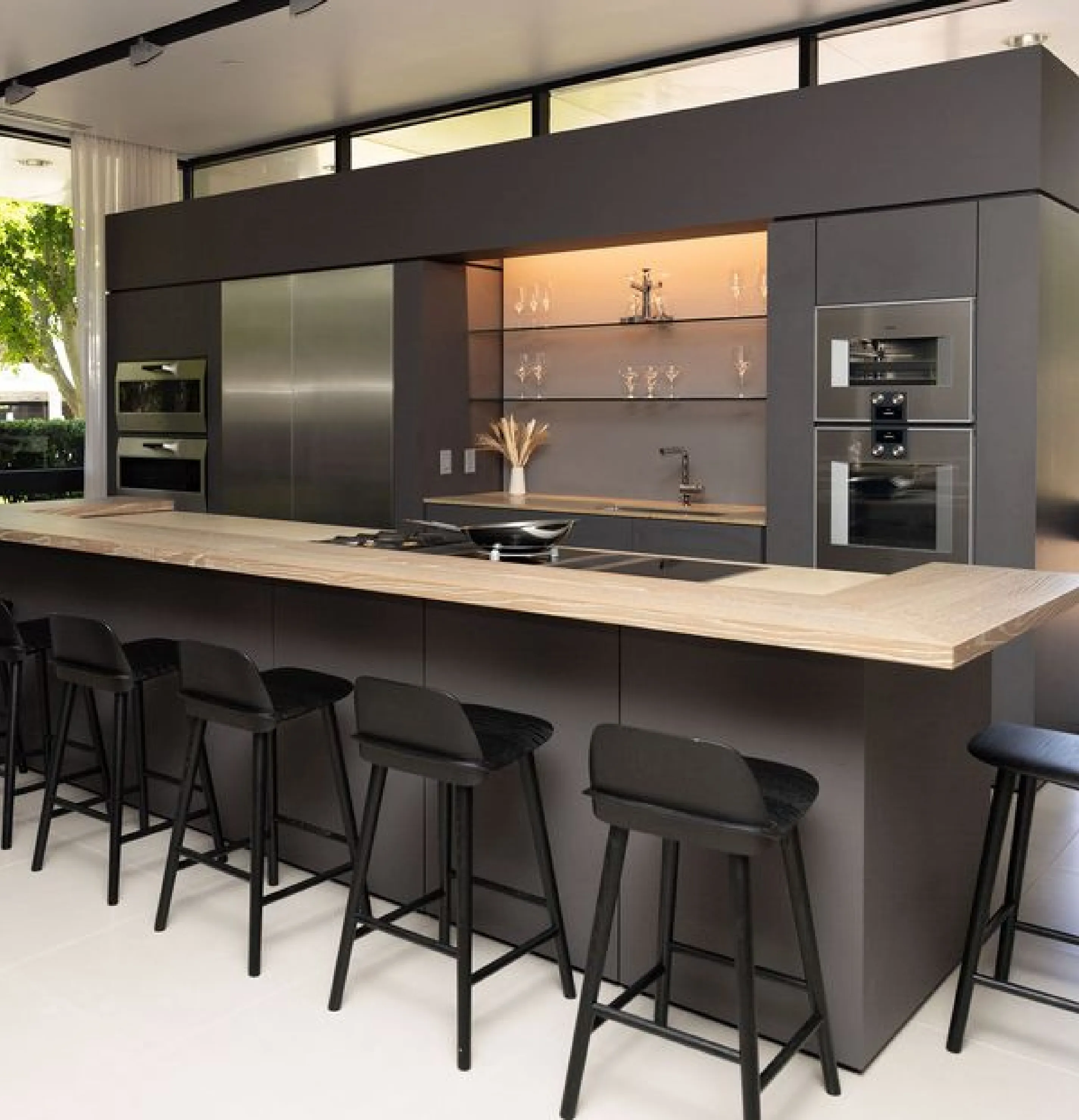 An image of the Gaggenau showroom in Irvine.