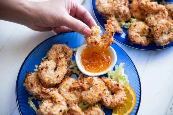 Thermador recipe air fryer coconut shrimp orange chili dip