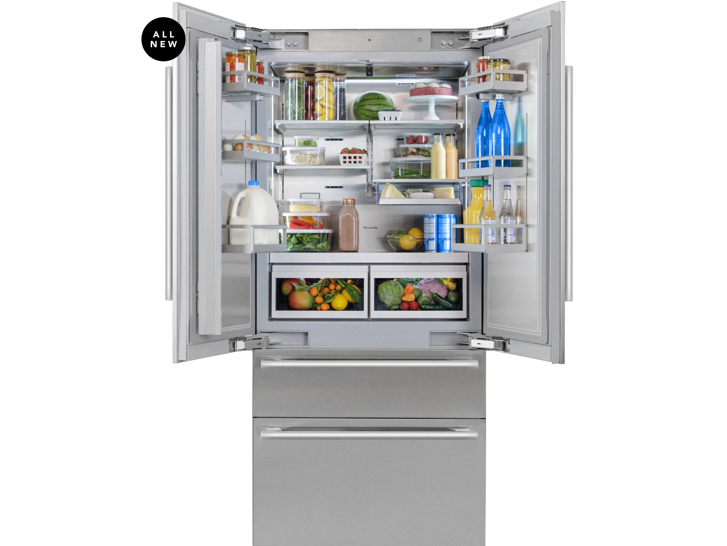 36-inch Built-in Bottom Freezer with Masterpiece® Custom Pnael