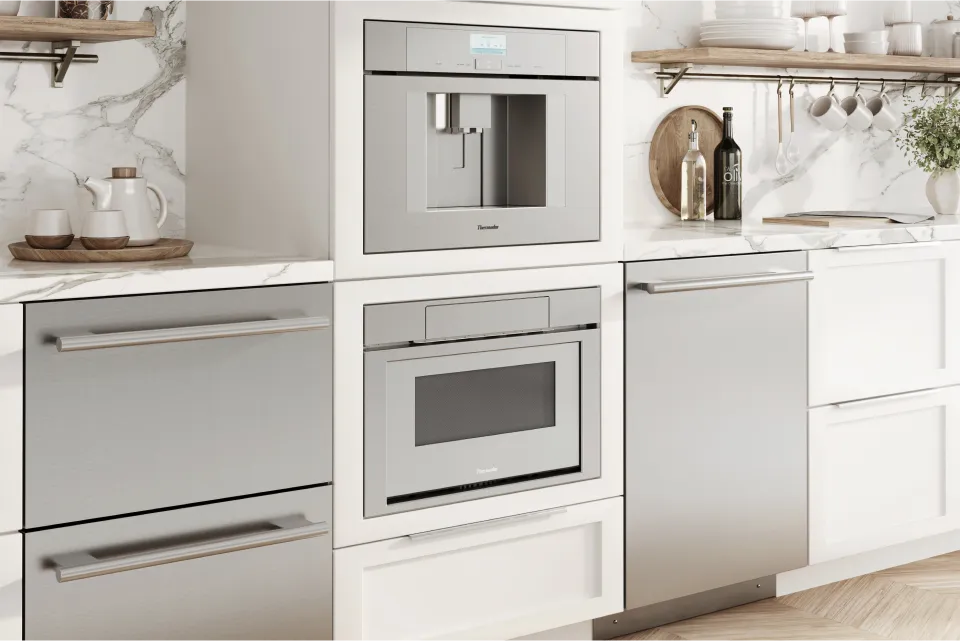 Flush install of microdrawer and other thermador appliances
