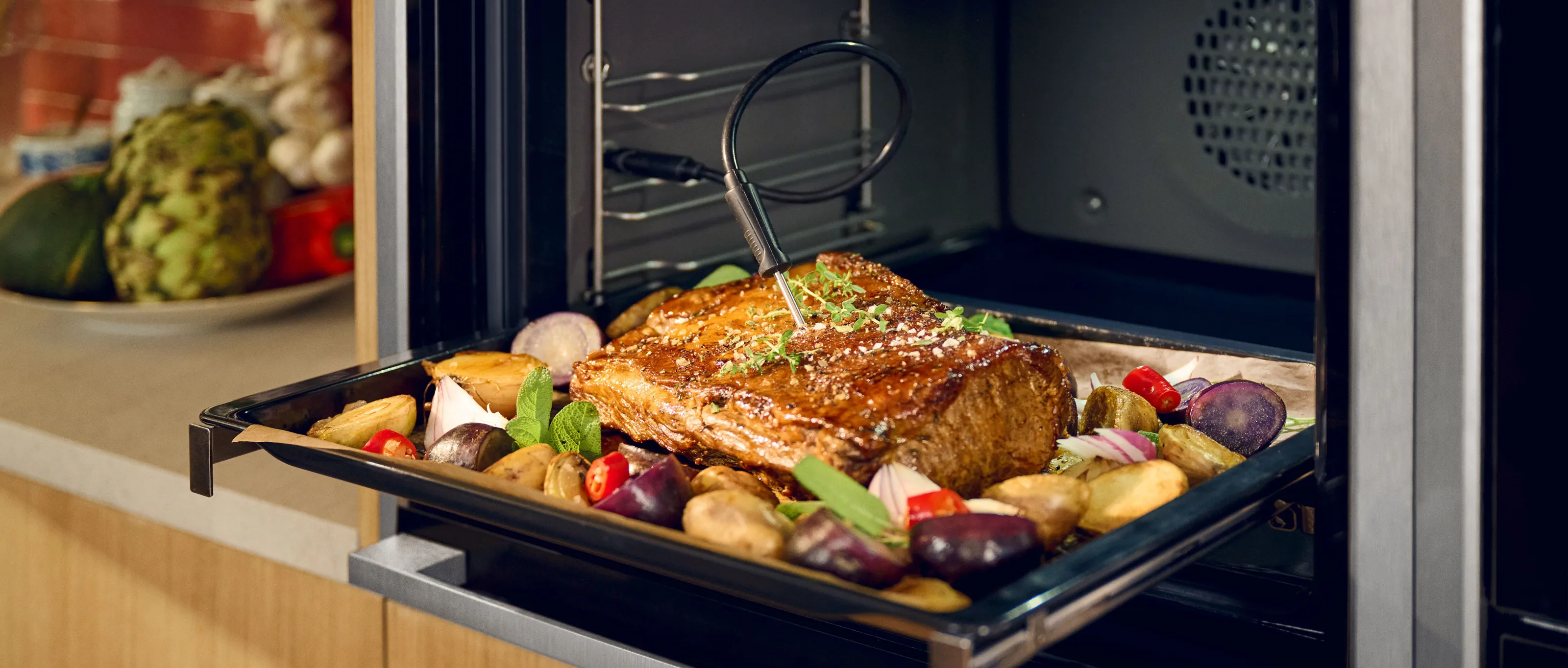 Bratenthermometer Backofen